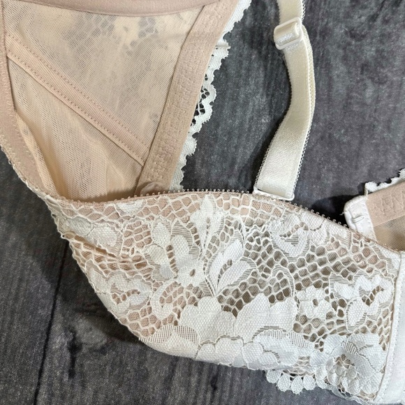 Torrid Ivory Lace Push-Up Plunge Bra [001] - Picture 4 of 7
